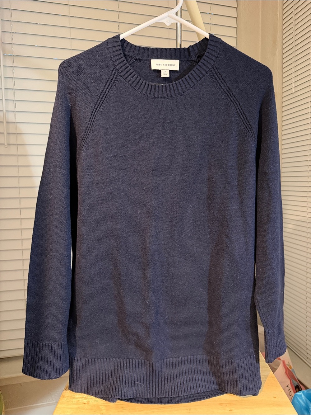 Vince Navy Crewneck Sweater — Lightweight Everyday Knit